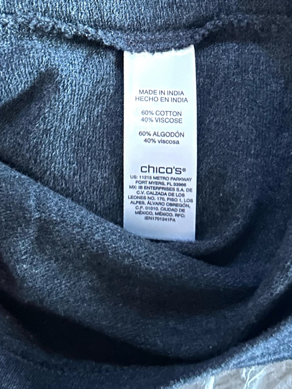Chico Weekends gray zip jacket - Picture 11 of 11